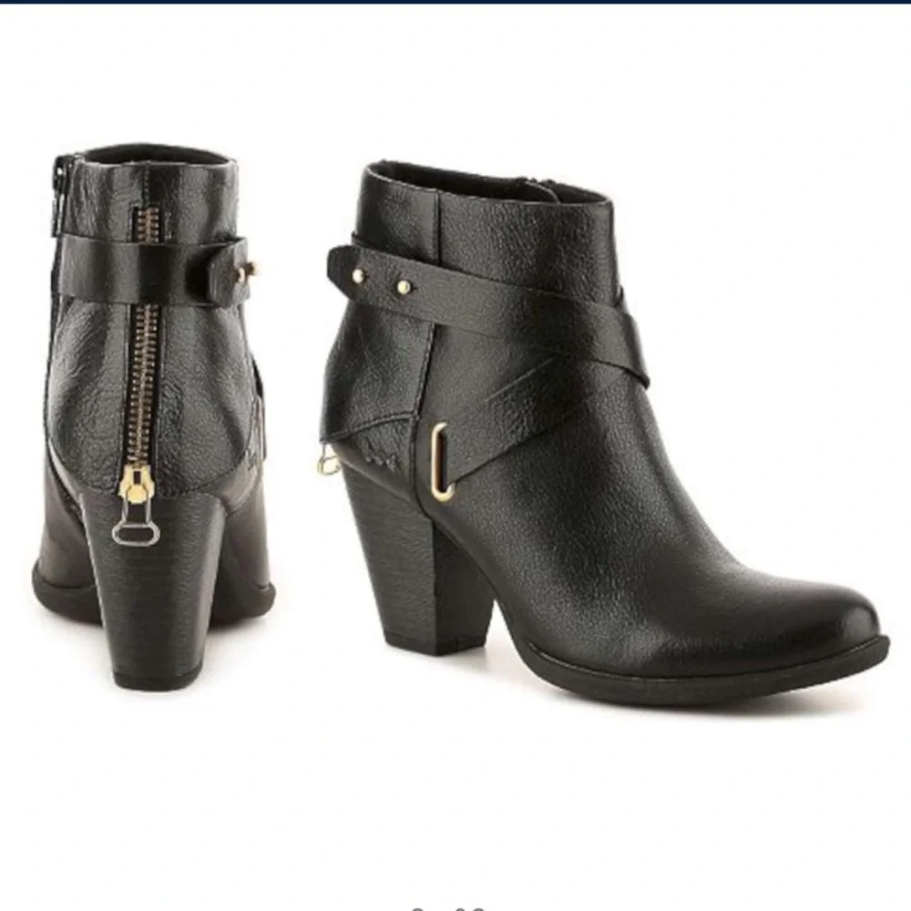 B.O.C Womens Richardson Leather Ankle Boots sz 10 - Picture 1 of 11